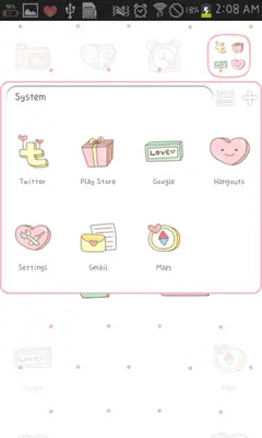 L.O.V.E Go Launcher EX android App screenshot 2