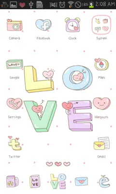 L.O.V.E Go Launcher EX android App screenshot 3